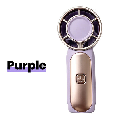 Portable 5-Speed Handheld Mini Fan USB-C Rechargeable Cooling Fan