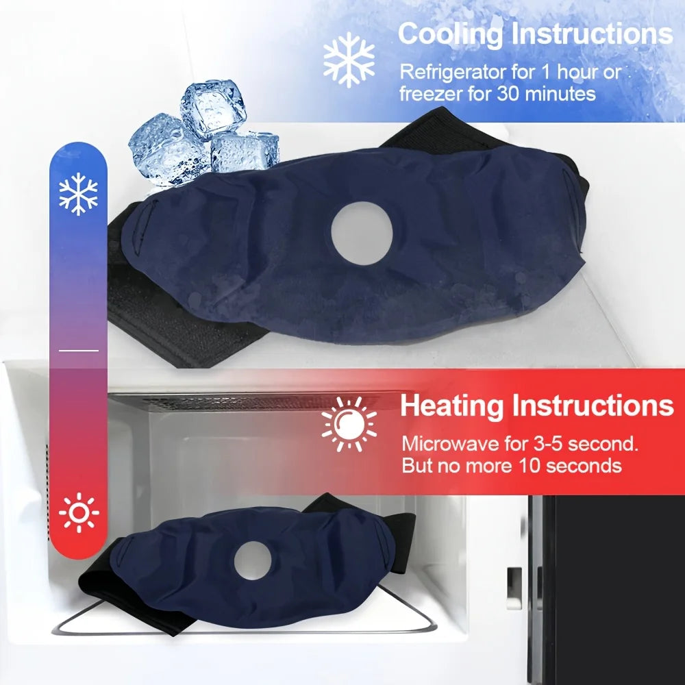 Flexible Gel Ice Pack Knee Sleeve for Hot & Cold Therapy