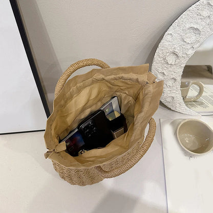 Luxury Handmade Straw Tote