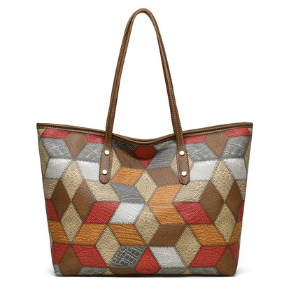 Luxury Vintage Leather Commuter Tote