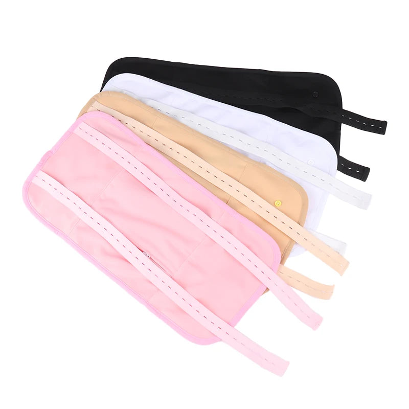 Reusable Castor Oil Pack Wrap - Adjustable Compression Waist Support Band - 25