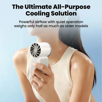 Portable 5-Speed Handheld Mini Fan USB-C Rechargeable Cooling Fan
