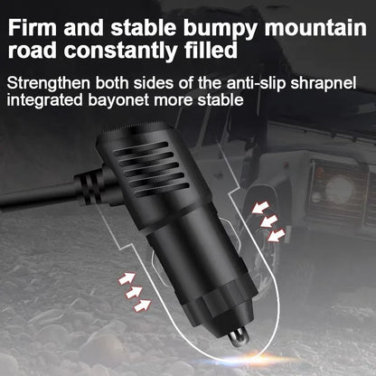 120W 4-in-1 Car Charger Adapter - Fast Multi-Port USB Power Splitter