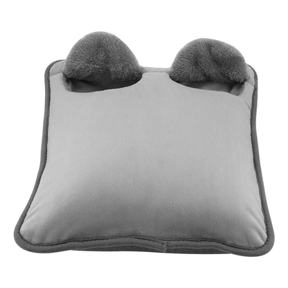 USB Heated Foot Warmer - Plush Electric Heating Pad for Office and Home