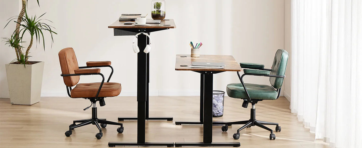 Electric Standing Desk - Height Adjustable Sit-Stand Computer Workstation