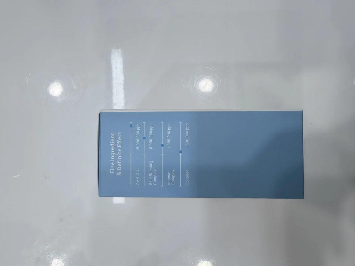 Blue Copper Peptide GHK-Cu Intensive Face Serum for Hydration & Repair