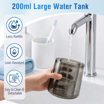 Electric Ear Wax Removal Irrigator with Dual Water Tank & 4 Cleaning Modes