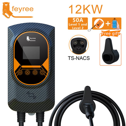 Tesla NACS EV Charging Station 32A/40A/50A WiFi Fast Home Charger