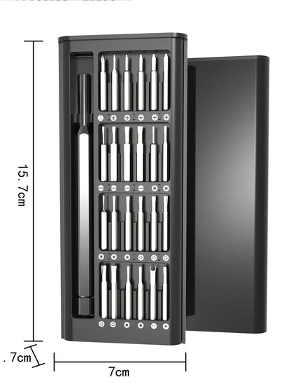 24-in-1 Magnetic Precision Screwdriver Set for Electronics & PC Repair