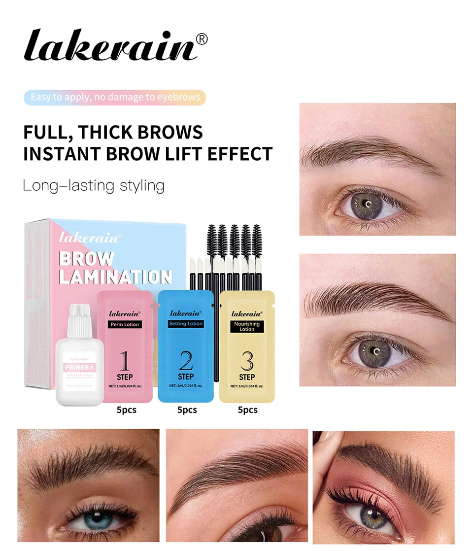 Professional DIY Eyebrow Lamination & Brow Perm Lift Kit - 7