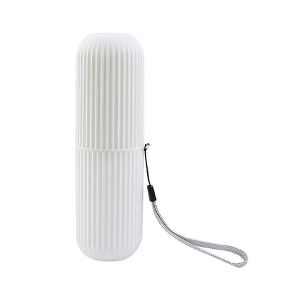Portable Travel Toothbrush & Toothpaste Holder Case - Eco-Friendly Storage
