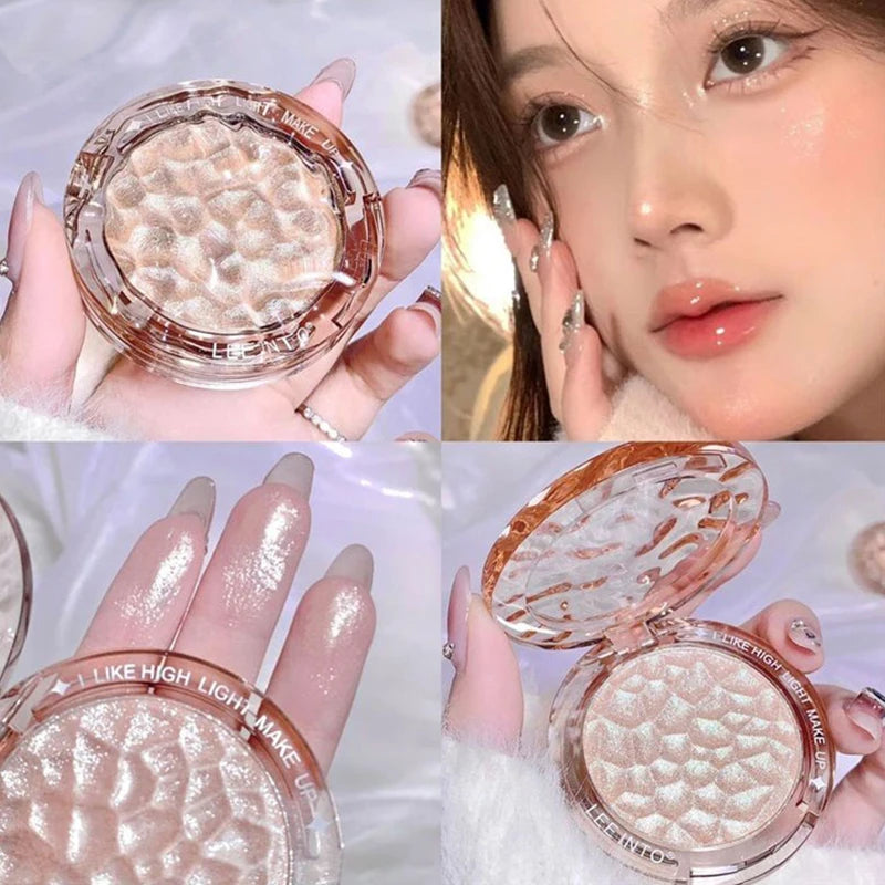 Shimmer Glow Highlighter & Contour Palette - Long-Lasting Radiant Finish