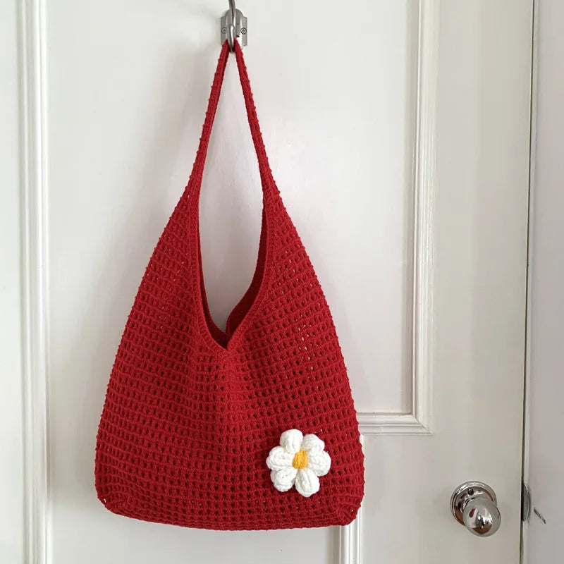 Luxury Bohemian Crochet Tote