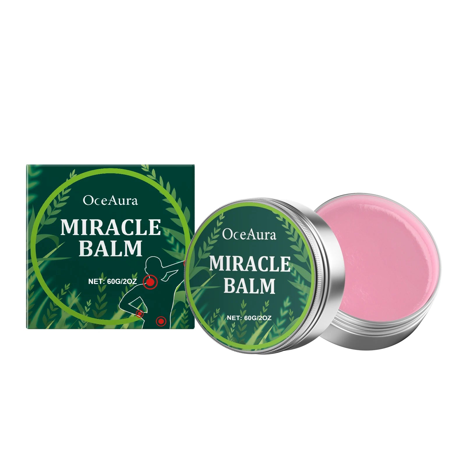 Herbal Joint & Muscle Massage Balm - Soothing Relief Cream for Neck, Back & Knees - 7