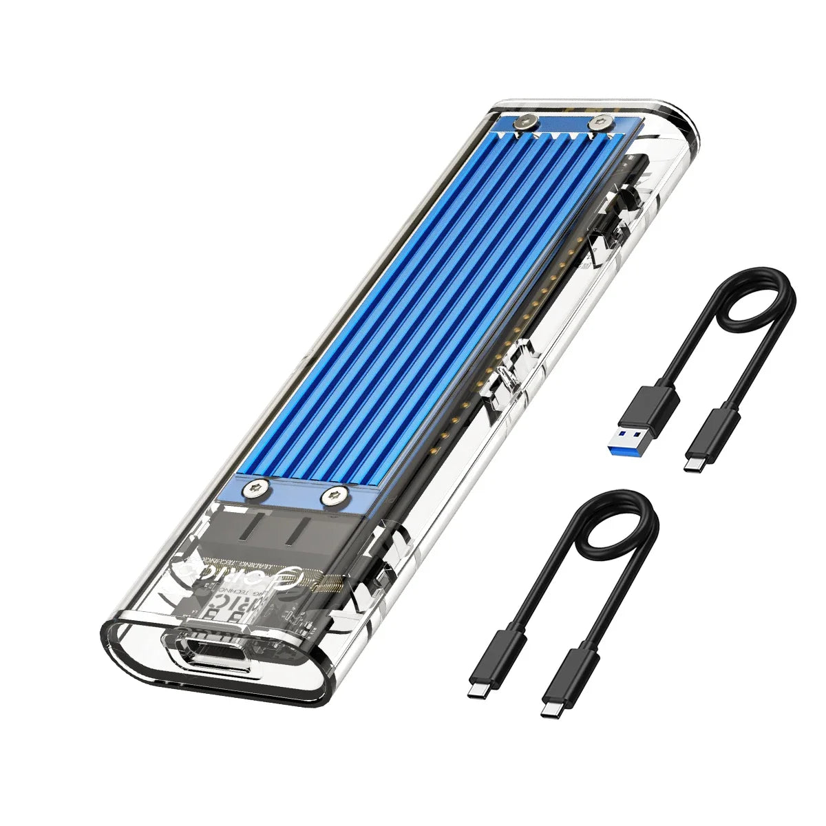 Orico M.2 NVMe SATA SSD Enclosure - 10Gbps Portable USB-C Adapter for 4TB - 33