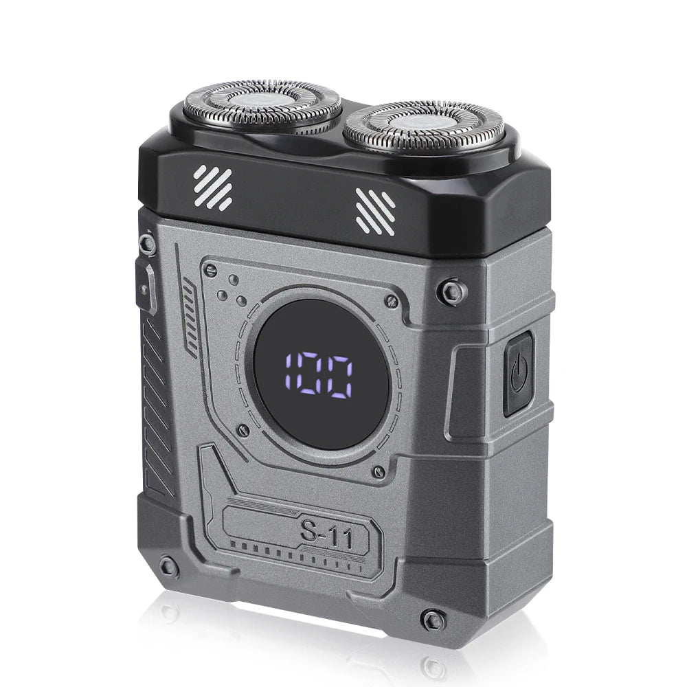 Portable Mini Electric Shaver with Digital Display & USB Rechargeable - 31