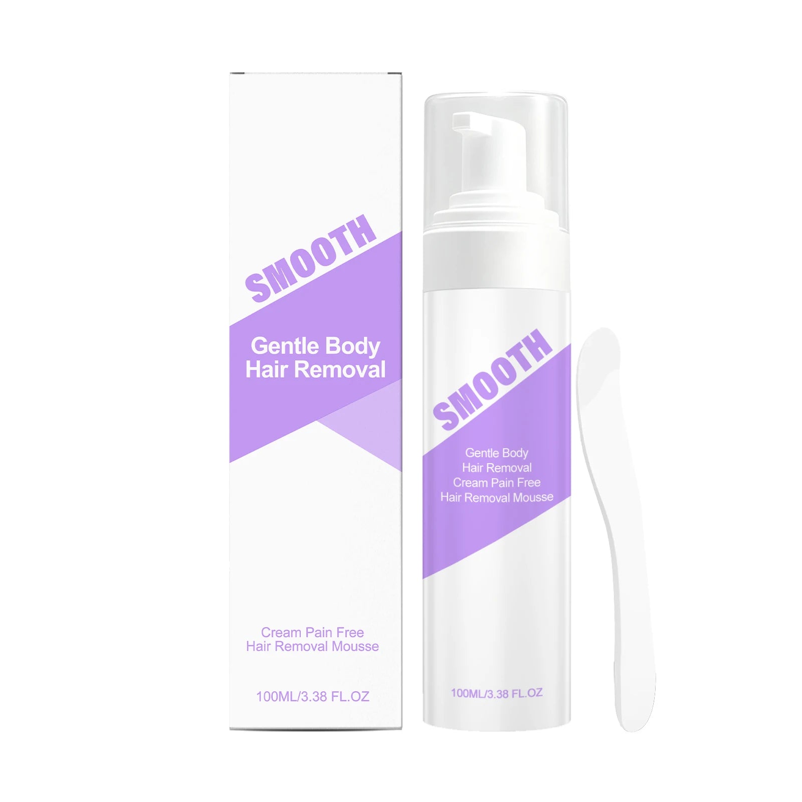 Painless Hair Removal Mousse Spray for Smooth Skin - Gentle Depilatory Foam - 7