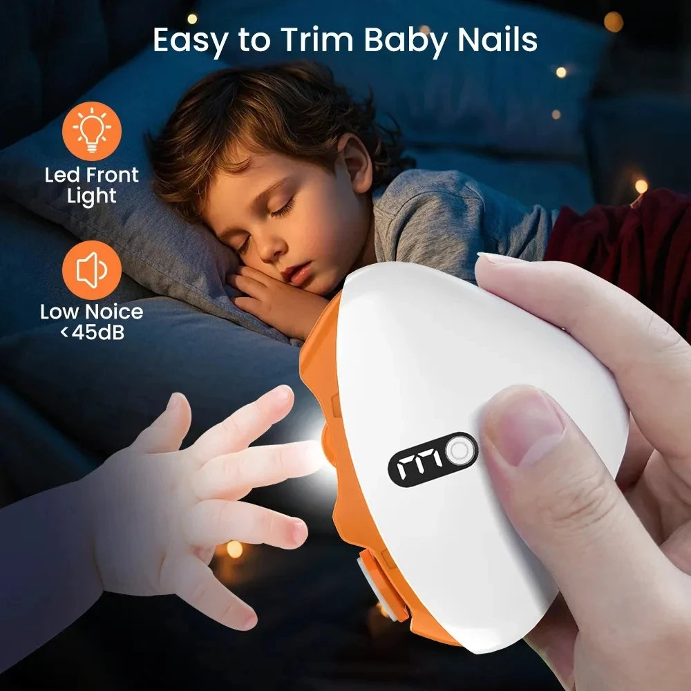Automatic Electric Nail Clipper & Trimmer with LED Light - 4