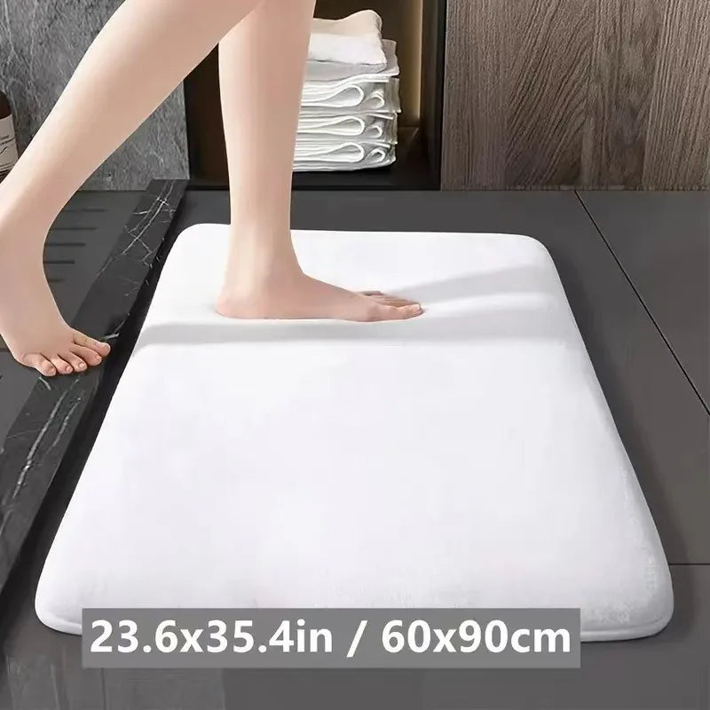 Super Absorbent Non-Slip Bath Mat - Quick-Dry Bathroom Rug - 19