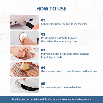 Nail Dust Collector Vacuum
