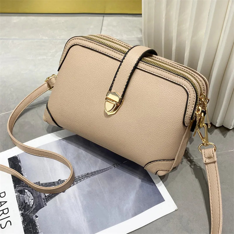 Luxury Vintage Square Shoulder Bag