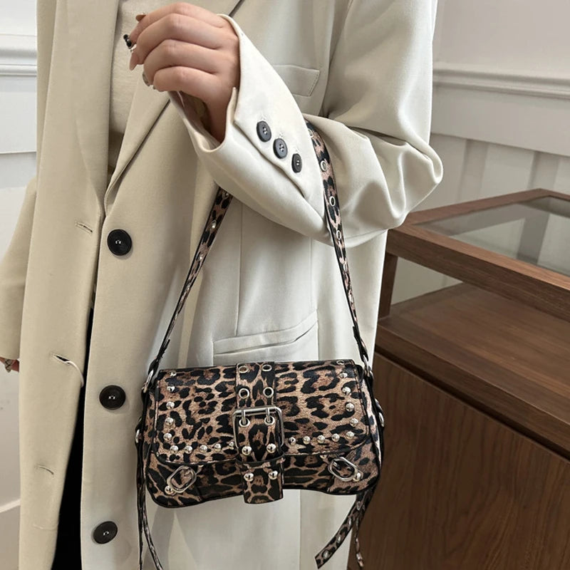 Luxury Trendy Rivet Shoulder Bag