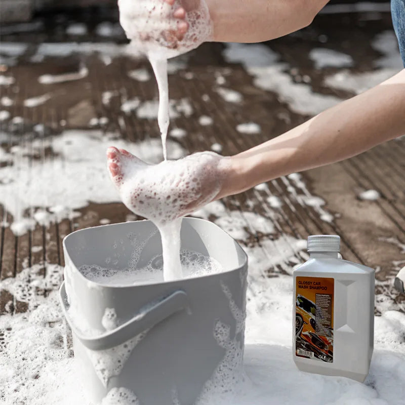 Concentrated Car Wash Shampoo & Protective Wax Liquid - 2