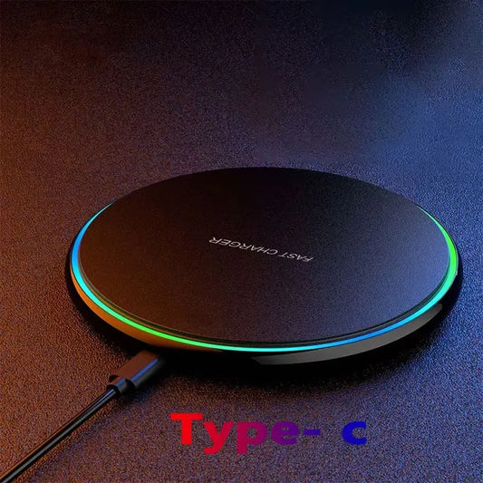 15W Fast Wireless Charging Pad - Slim Qi-Certified Charger for All Devices