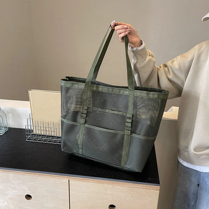 Luxury Hollow Mesh Tote