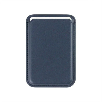 Magnetic Leather Wallet Case for iPhone & Samsung - Slim Card Holder Cover