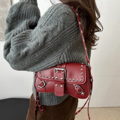 Luxury Trendy Rivet Shoulder Bag