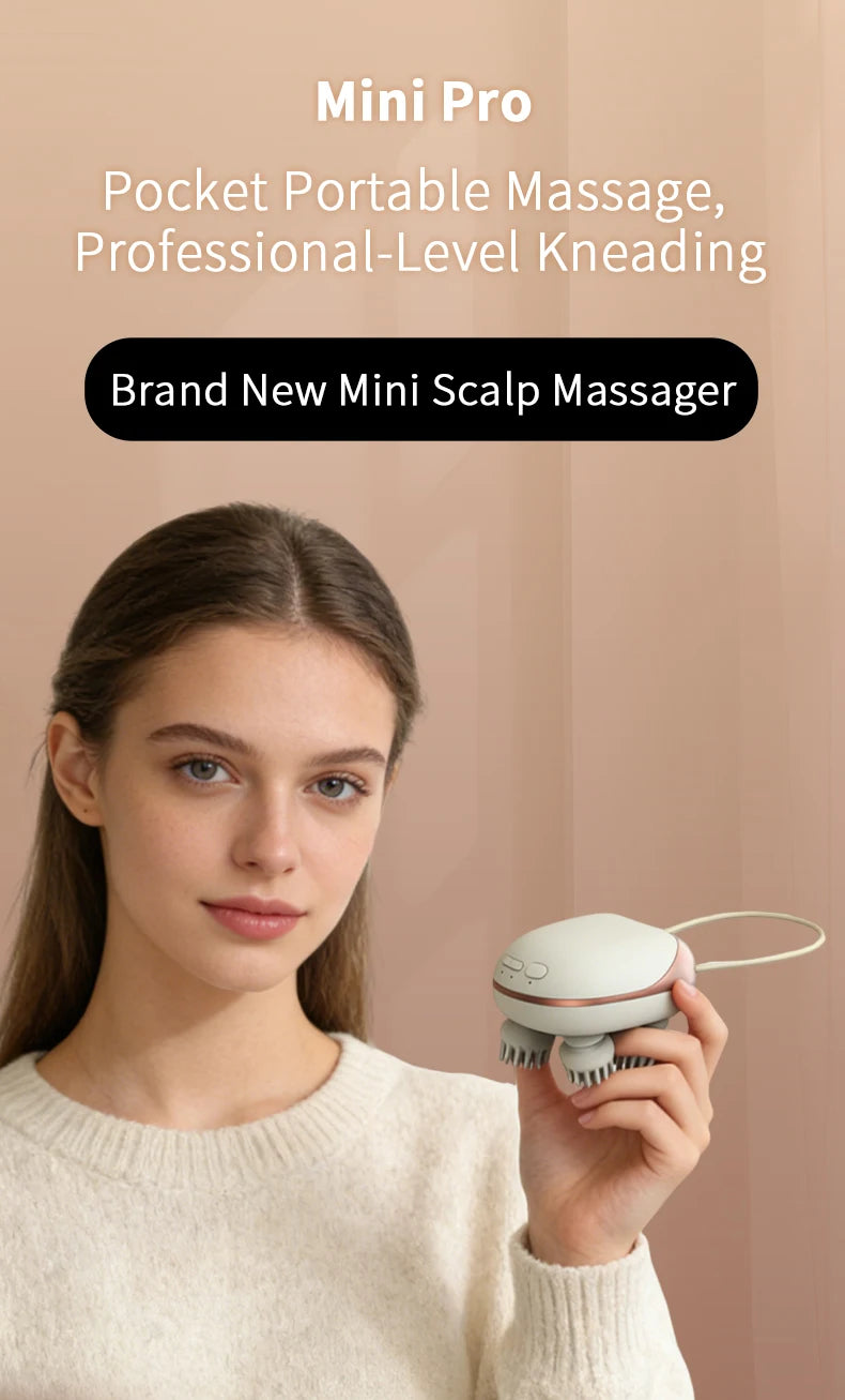 Cordless EMS Scalp Massager & Deep Tissue Body Relaxer