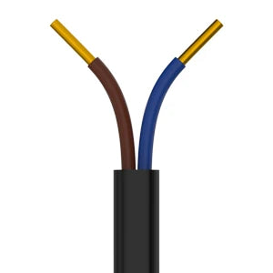 European Standard Power Cord with Switch - 2-Pin DIY Extension Cable