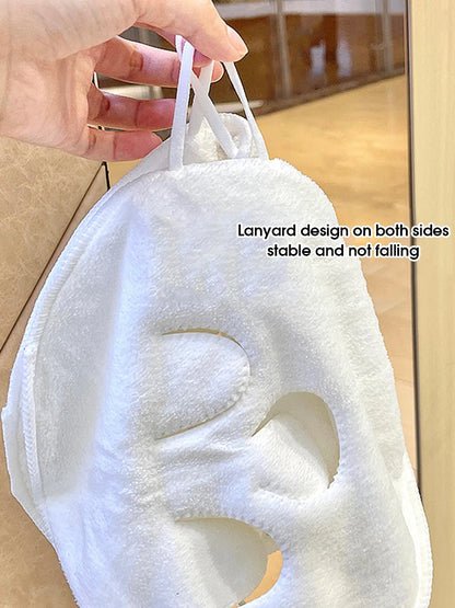 Reusable Hot & Cold Compress Face Towel – Steam Heating Spa Facial Mask