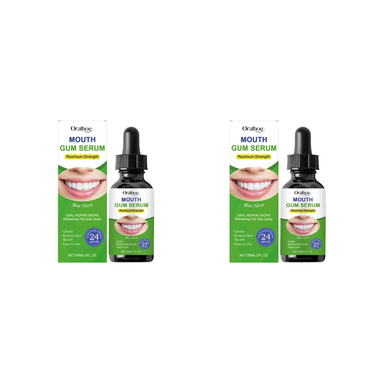 Herbal Oral Gum Repair Drops - Fresh Breath & Teeth Cleansing Treatment