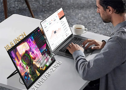 18.5" Ultra-Thin 100Hz Portable Gaming Monitor - 1080P IPS Display