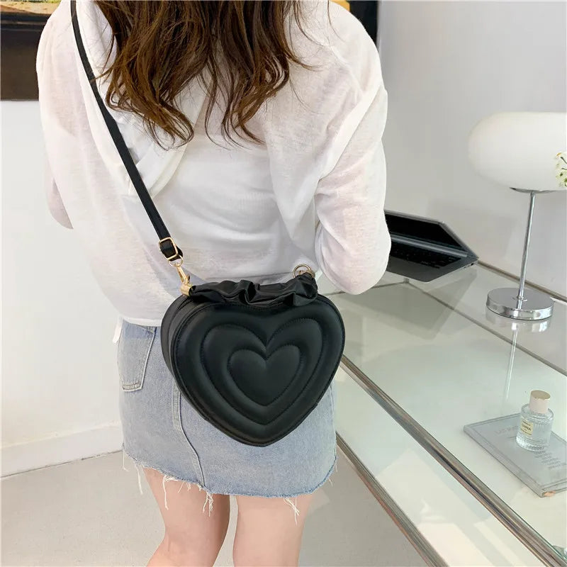 Luxury Quilted Heart Tote