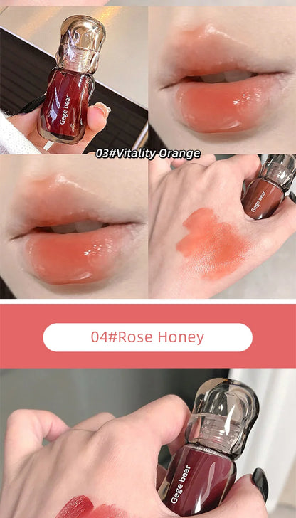 Crystal Gloss Hydrating Lip Tint - Long-Lasting Mirror Finish Plumper