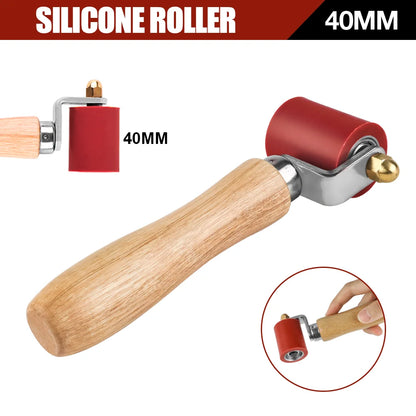 Silicone Seam Roller & Brass Penny Roller for PVC TPO EPDM Roofing Welding