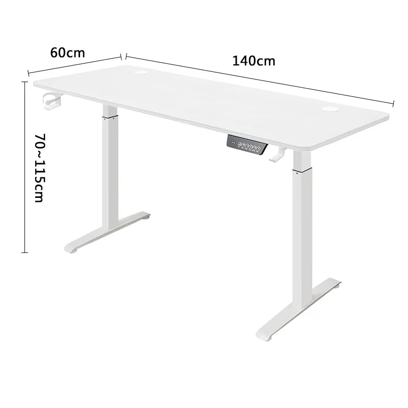 Electric Height Adjustable Standing Desk - Motorized Sit-Stand Home Office