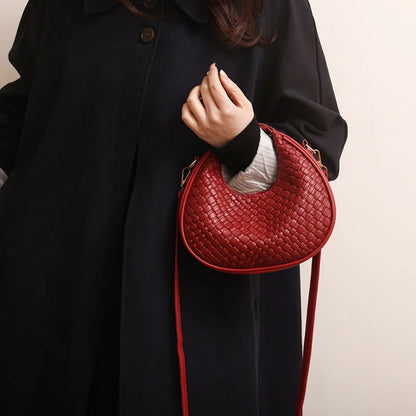 Luxury Half Moon Shoulder Bag