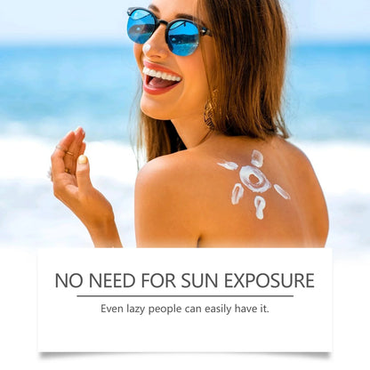 Natural Bronze Gradual Self Tanning Lotion for Face and Body Sunless Tan