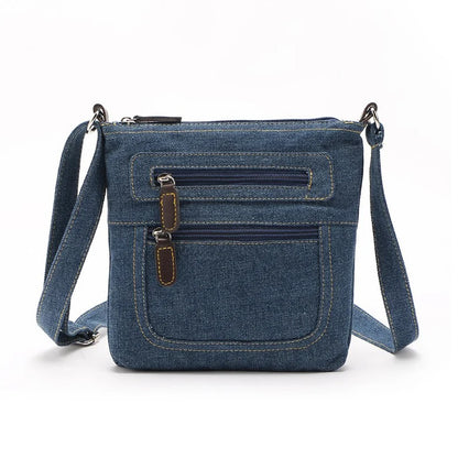 Luxury Vintage Denim Crossbody