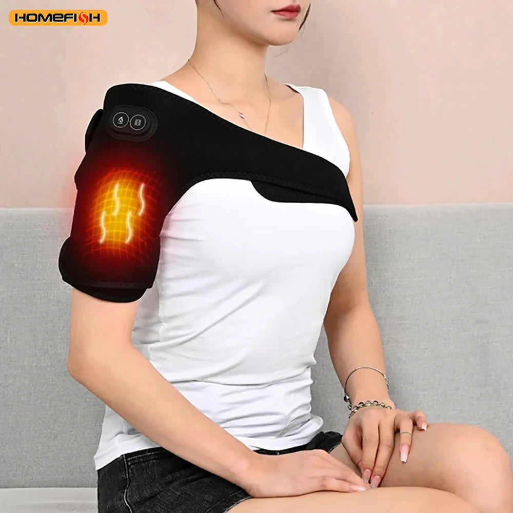 Heated Shoulder & Knee Massage Brace - Graphene Pain Relief