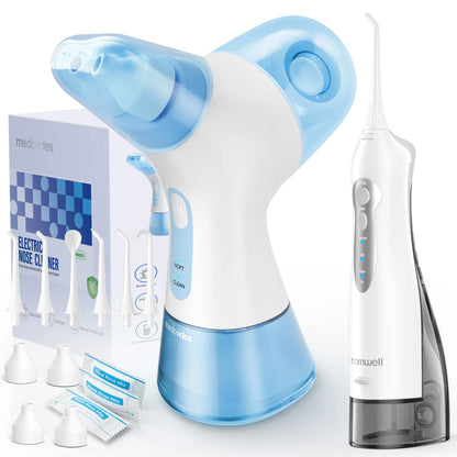 Electric Nasal Irrigator & Oral Irrigator Combo for Sinus Relief and Dental Care