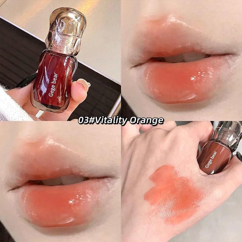 Crystal Gloss Hydrating Lip Tint - Long-Lasting Mirror Finish Plumper - 27