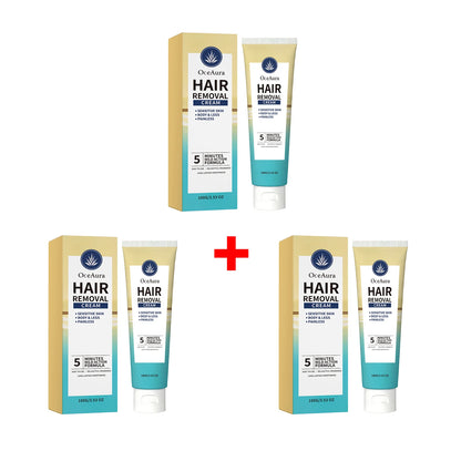 Painless Hair Removal Cream for Sensitive Skin - Fast Acting Depilatory Lotion