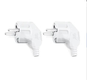 3PCS IP44 Schuko EU Plug Male Replacement Connector 16A 250V Waterproof - 8