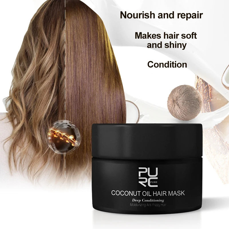 Keratin Collagen Deep Repair Hair Mask - Smooth, Shiny & Frizzy Hair Treatment - 7