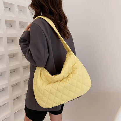 Luxury Quilted Padded Tote